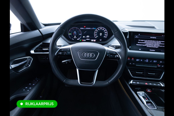 Audi e-tron GT 93 kWh | Luchtvering | Panoramadak | Daytona grijs | Leer | 20" LMV | Stoelverwarming V+A | Ambienteverlichting, Camera systeem Area View, Volledig Audi dealer onderhouden