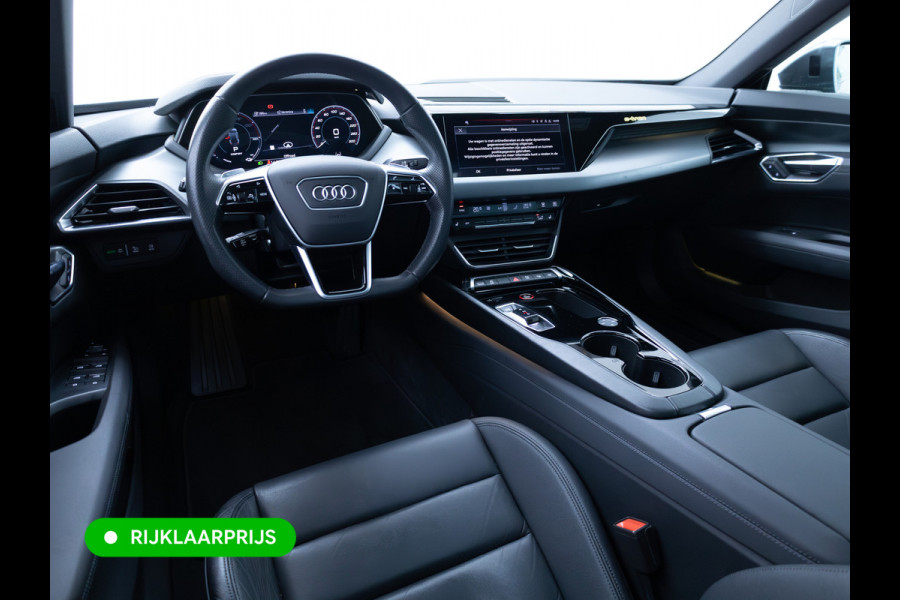 Audi e-tron GT 93 kWh | Luchtvering | Panoramadak | Daytona grijs | Leer | 20" LMV | Stoelverwarming V+A | Ambienteverlichting, Camera systeem Area View, Volledig Audi dealer onderhouden