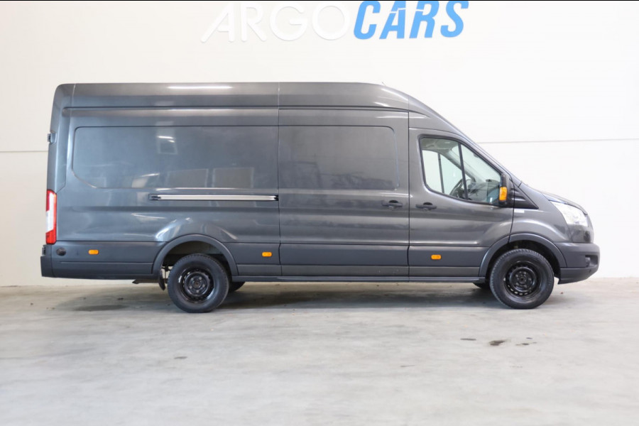 Ford Transit 350 2.0 TDCI L4/H3 170PK GRIJS Limited RWD CAMERA PDC AIRCO CRUISE CONTROL TOPSTAAT LEASE V/A €142,- p.m. INRUIL MOG