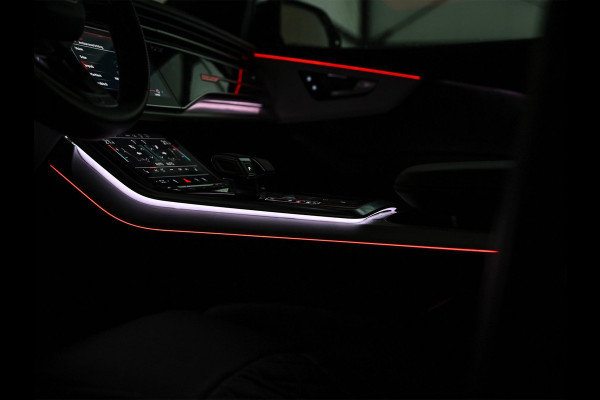 Audi Q8 55 TFSI e quattro Pro Line Plus | Panoramadak | Night Vision | B&O | HUD | 360 Camera | Adaptive Cruise | Luchtvering | Stoelverwarming V+A | Ambiance Verlichting | Trekhaak |