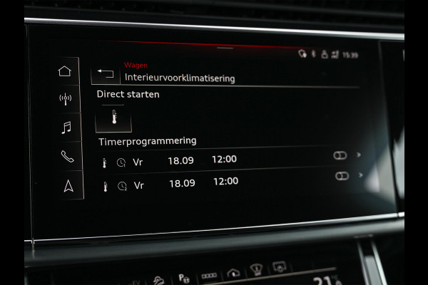 Audi Q8 55 TFSI e quattro Pro Line Plus | Panoramadak | Night Vision | B&O | HUD | 360 Camera | Adaptive Cruise | Luchtvering | Stoelverwarming V+A | Ambiance Verlichting | Trekhaak |