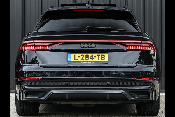 Audi Q8 55 TFSI e quattro Pro Line Plus | Panoramadak | Night Vision | B&O | HUD | 360 Camera | Adaptive Cruise | Luchtvering | Stoelverwarming V+A | Ambiance Verlichting | Trekhaak |