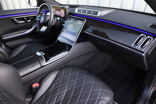 Mercedes-Benz S-Klasse 400d AMG 4MATIC Lang | 331PK | Luchtvering | Massage | Head-up | Keyless-go | Distronic+ | Leder exclusief | 2021.