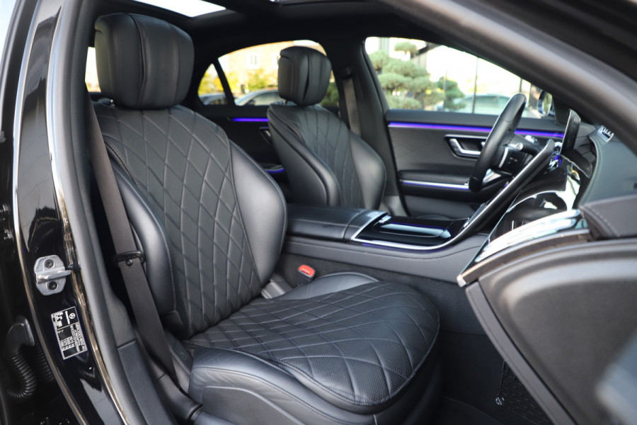 Mercedes-Benz S-Klasse 400d AMG 4MATIC Lang | 331PK | Luchtvering | Massage | Head-up | Keyless-go | Distronic+ | Leder exclusief | 2021.