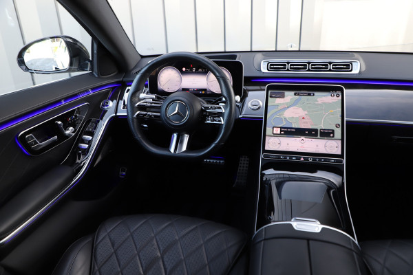 Mercedes-Benz S-Klasse 400d AMG 4MATIC Lang | 331PK | Luchtvering | Massage | Head-up | Keyless-go | Distronic+ | Leder exclusief | 2021.