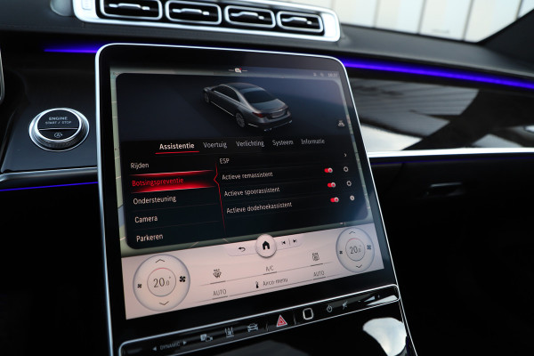 Mercedes-Benz S-Klasse 400d AMG 4MATIC Lang | 331PK | Luchtvering | Massage | Head-up | Keyless-go | Distronic+ | Leder exclusief | 2021.