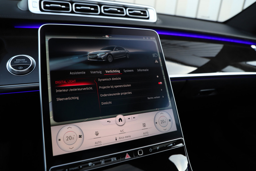 Mercedes-Benz S-Klasse 400d AMG 4MATIC Lang | 331PK | Luchtvering | Massage | Head-up | Keyless-go | Distronic+ | Leder exclusief | 2021.