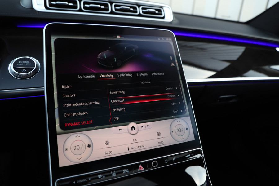 Mercedes-Benz S-Klasse 400d AMG 4MATIC Lang | 331PK | Luchtvering | Massage | Head-up | Keyless-go | Distronic+ | Leder exclusief | 2021.
