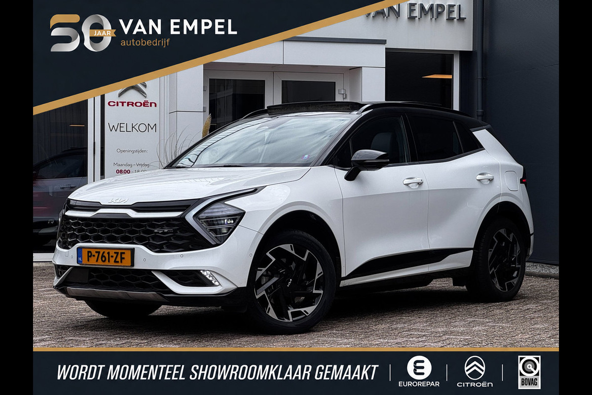 Kia Sportage 1.6 T-GDi Plug-in Hybrid AWD GT-PlusLine | 98% SOH | Trekhaak | Panoramadak | NL-Auto | 1e Eigenaar | Leder + Memory
