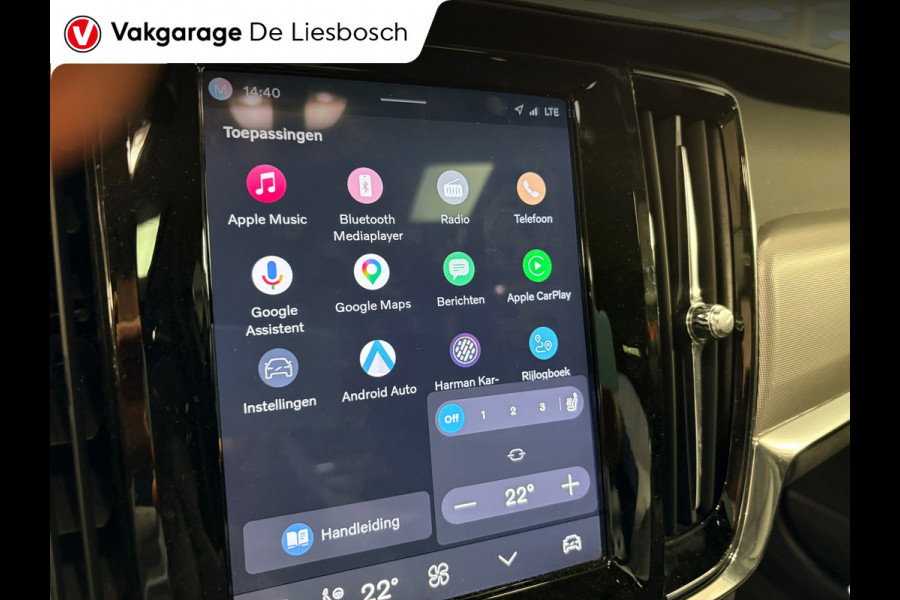 Volvo V90 2.0 T8 Plug-in hybrid AWD Ultimate Dark / Panoramadak / leder / trekhaak / camera / Harman Kardon audio