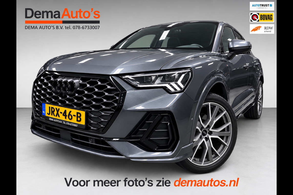 Audi Q3 Sportback 45 TFSI e 3XS-LINE 20'' SOH-TEST/BLACK-LINE/SFEERVERL/NAVI/DAB/CARPLAY/V-COCKPIT/CAM/KEY-LESS///