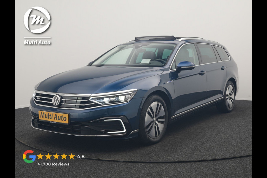 Volkswagen Passat 1.4 TSI PHEV GTE Business 218pk Dealer O.H. | Trekhaak Af Fabriek | Panodak | Head Up | Adaptive Cruise | 360 Camera | Dynaudio | Lederen Sportstoelen Memory & Massage | IQ Light | Stoelen & Stuur Verwarmd | Blis | Keyless | Apple Carplay | Plug In Hybrid |