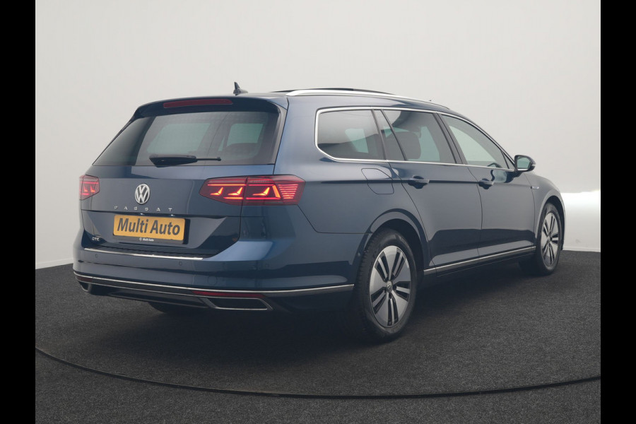 Volkswagen Passat 1.4 TSI PHEV GTE Business 218pk Dealer O.H. | Trekhaak Af Fabriek | Panodak | Head Up | Adaptive Cruise | 360 Camera | Dynaudio | Lederen Sportstoelen Memory & Massage | IQ Light | Stoelen & Stuur Verwarmd | Blis | Keyless | Apple Carplay | Plug In Hybrid |