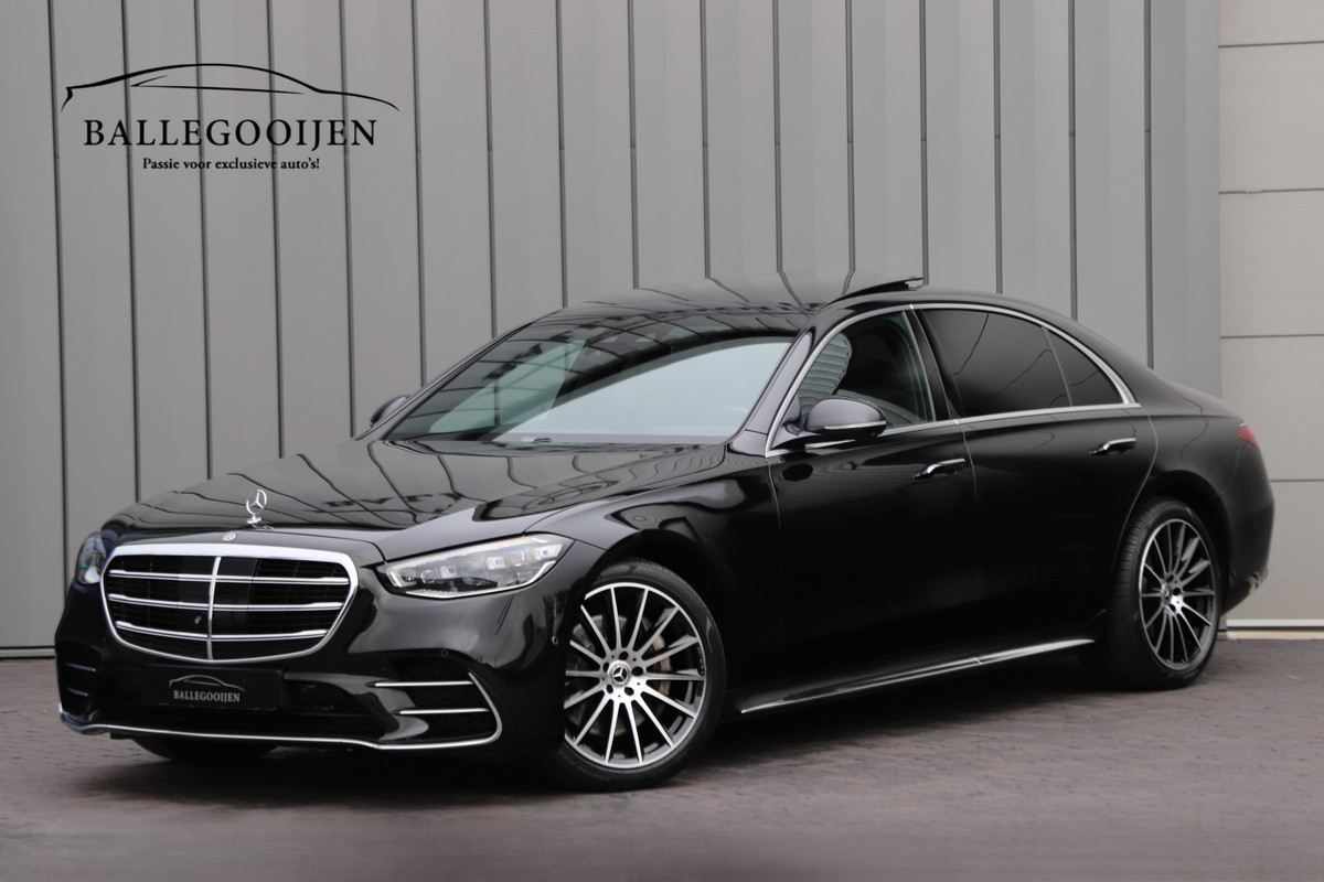 Mercedes-Benz S-Klasse 400d AMG 4MATIC Lang | 331PK | Luchtvering | Massage | Head-up | Keyless-go | Distronic+ | Leder exclusief | 2021.