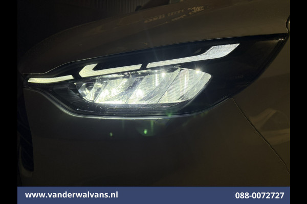 Ford Transit Custom 2.0 TDCI 136pk L2H1 Euro6 Airco | Camera | LED | Apple Carplay | Cruisecontrol | 2500kg Trekhaak LM Velgen, Android Auto, Verwarmde voorruit, Stoelverwarming, Parkeersensoren, Bijrijdersbank
