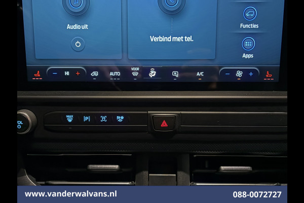 Ford Transit Custom 2.0 TDCI 136pk L2H1 Euro6 Airco | Camera | LED | Apple Carplay | Cruisecontrol | 2500kg Trekhaak LM Velgen, Android Auto, Verwarmde voorruit, Stoelverwarming, Parkeersensoren, Bijrijdersbank