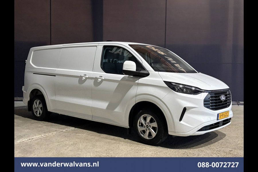Ford Transit Custom 2.0 TDCI 136pk L2H1 Euro6 Airco | Camera | LED | Apple Carplay | Cruisecontrol | 2500kg Trekhaak LM Velgen, Android Auto, Verwarmde voorruit, Stoelverwarming, Parkeersensoren, Bijrijdersbank