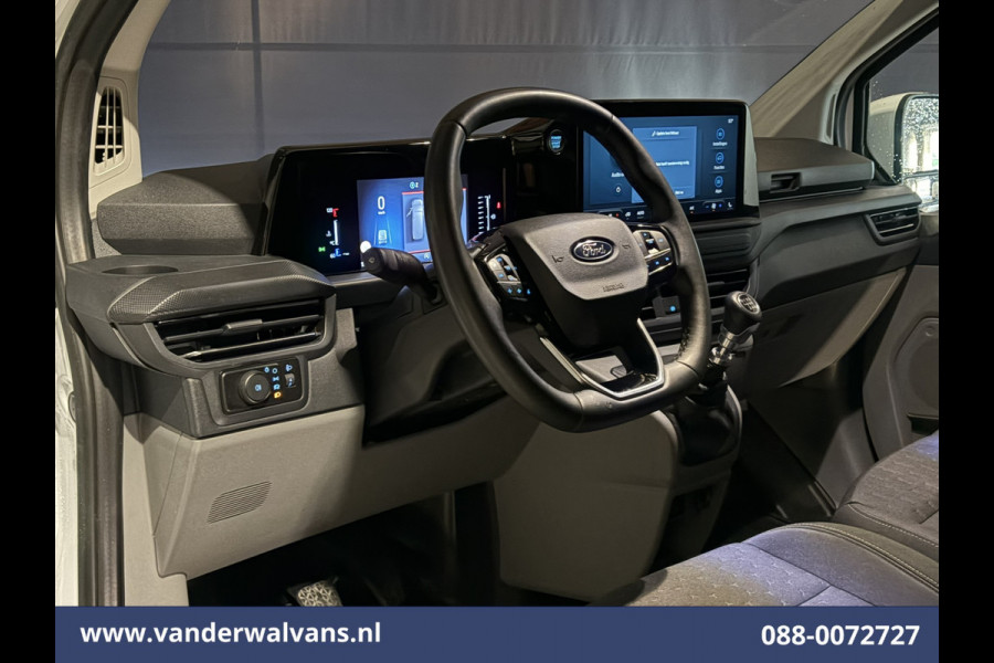 Ford Transit Custom 2.0 TDCI 136pk L2H1 Euro6 Airco | Camera | LED | Apple Carplay | Cruisecontrol | 2500kg Trekhaak LM Velgen, Android Auto, Verwarmde voorruit, Stoelverwarming, Parkeersensoren, Bijrijdersbank
