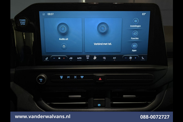 Ford Transit Custom 2.0 TDCI 136pk L2H1 Euro6 Airco | Camera | LED | Apple Carplay | Cruisecontrol | 2500kg Trekhaak LM Velgen, Android Auto, Verwarmde voorruit, Stoelverwarming, Parkeersensoren, Bijrijdersbank