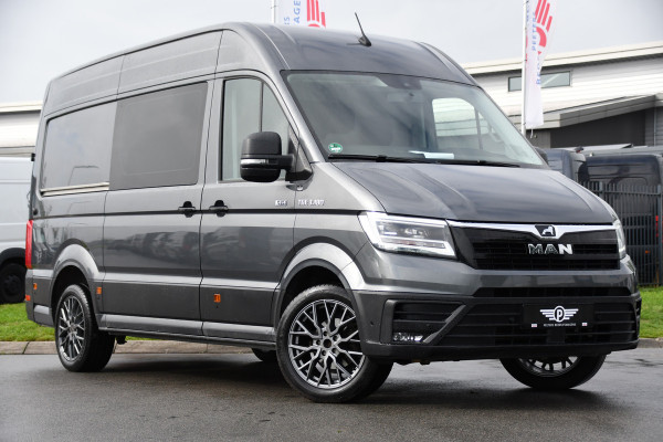 MAN TGE 3.180 35 2.0 L3H3 4x4 PB Edition Camera, Cruise, Carplay, LED, Trekhaak, 177pk, Automaat, Sensoren, Stoelverwarming, Uniek!