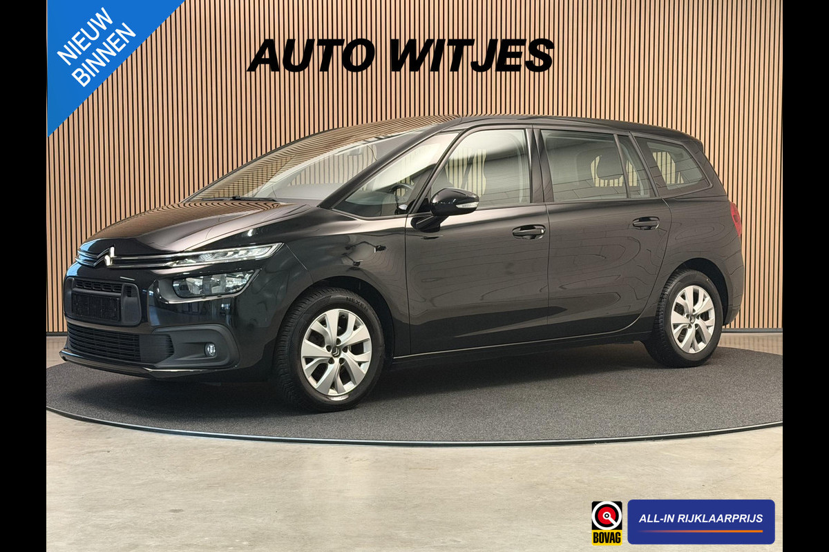 Citroën Grand C4 Spacetourer 1.2 PureTech 130PK Feel | Trekhaak | Carplay | Ecc Airco | Stoelverw. | 7 Zits | Incl. garantie