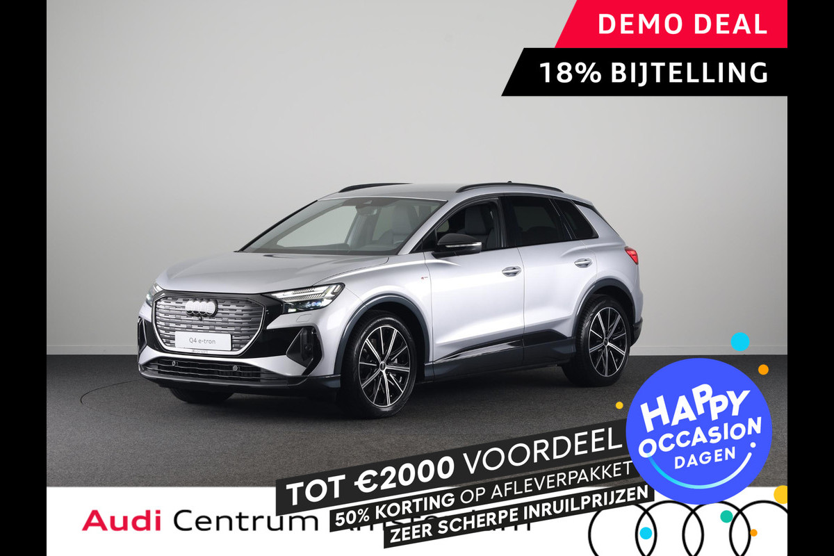 Audi Q4 e-tron 45 S edition Competition e-tron 82 kWh 286 pk | Assistentiepakket plus | Comfortpakket | Ambient lichtpakket | Optiekpakket zwart plus | 20 inch Lichtmetalen velgen