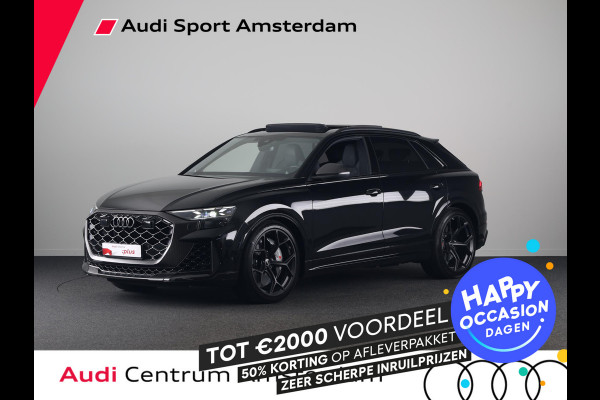 Audi RS Q8 4.0 TFSI quattro Performance 640pk | Panoramadak  | B&O Advanced | Keramisch | Vierwiel besturing | HD Matrix Laser | Head up Display | | Stoelverwarming/koeling + massage | Trekhaak wegklapbaar |