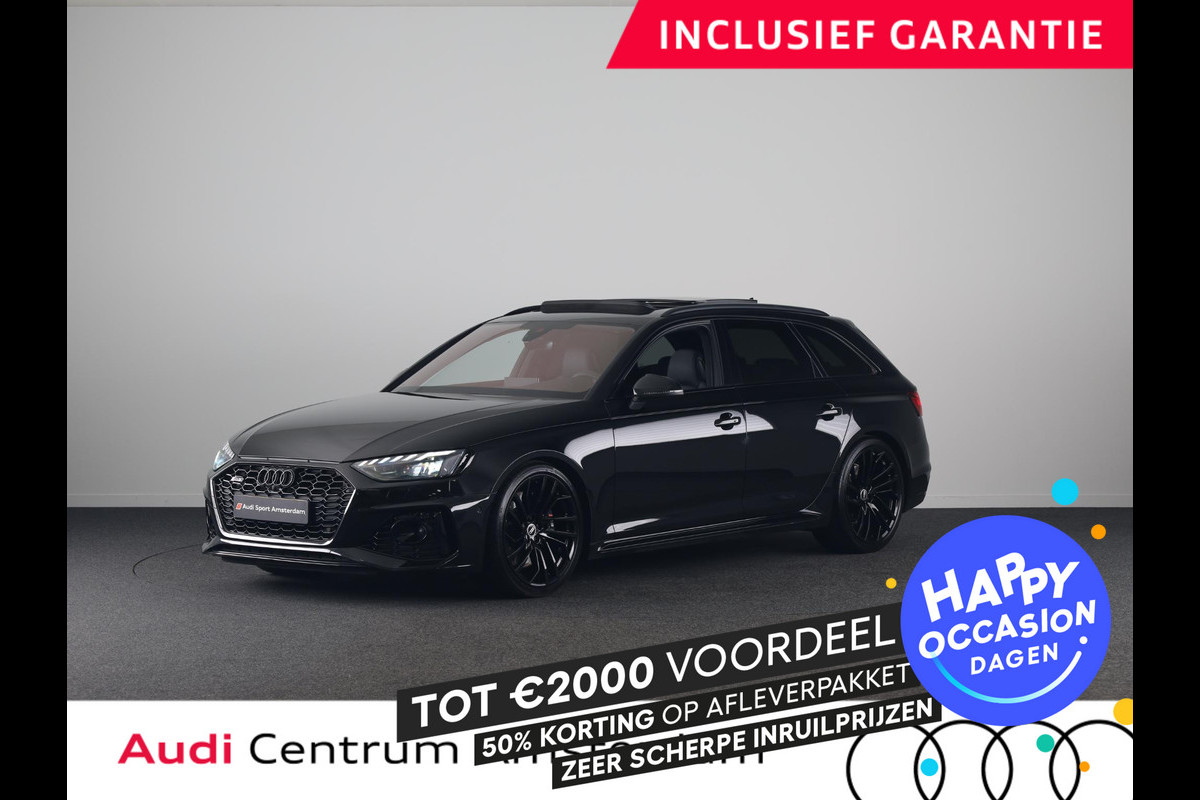 Audi A4 Avant 2.9 TFSI RS 4 quattro 450pk | Panoramadak | Adaptive cruise controle | Matrix | Trekhaak | Elektrisch verstelbare voorstoelen met geheugen | Stoelverwarming voor en achter