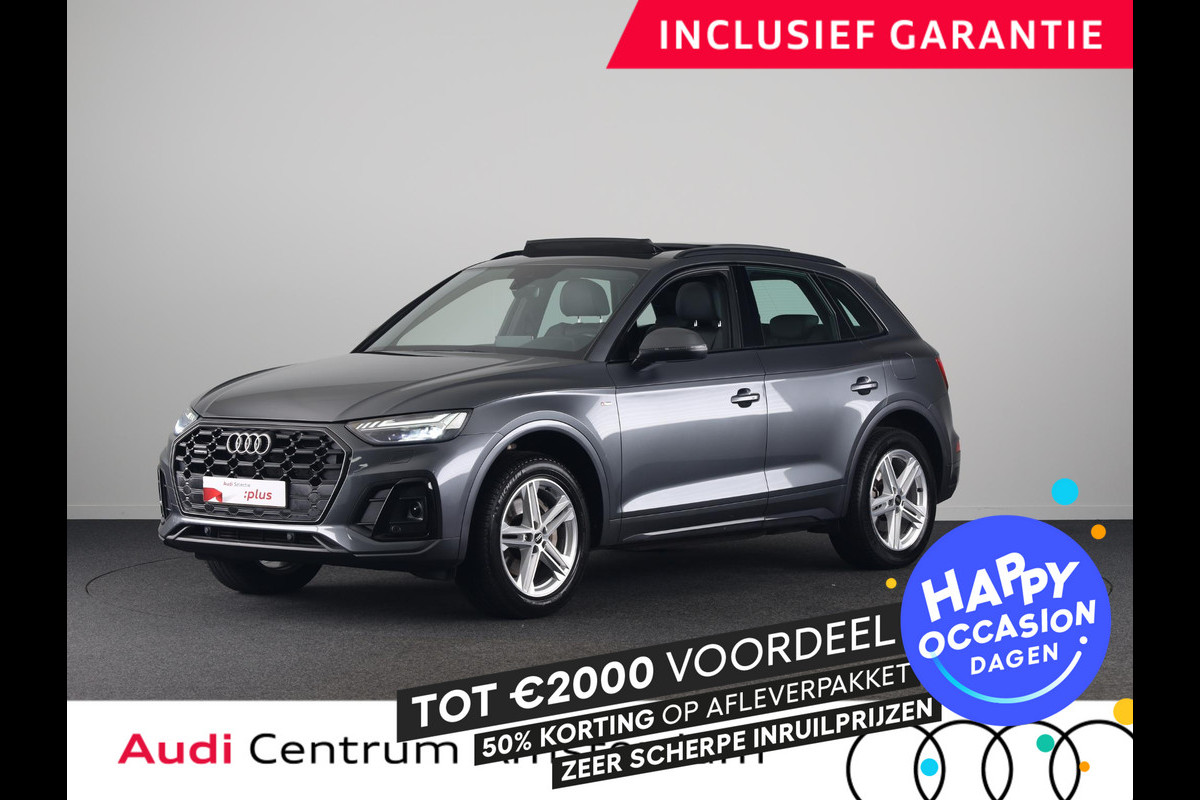Audi Q5 50 TFSI e S edition 299pk | Panoramadak | Navigatie | Parkeercamera | Stoelverwarming | S-line interieur