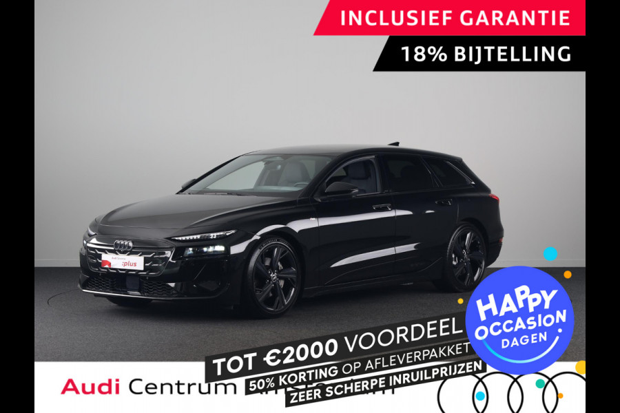 Audi A6 Avant e-tron S edition performance 100 kWh 367pk | SOH 99,3% | Panoramadak | Lederen sportstoelen | Tech pro | Stuur-en stoelverwarming V+A
