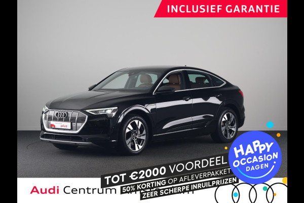 Audi e-tron Sportback 55 quattro Advanced edition Plus 95 kWh 408 PK | Bruin leder | 20"LM velgen | Elektrich verstelbare voorstoelen met geheugen |