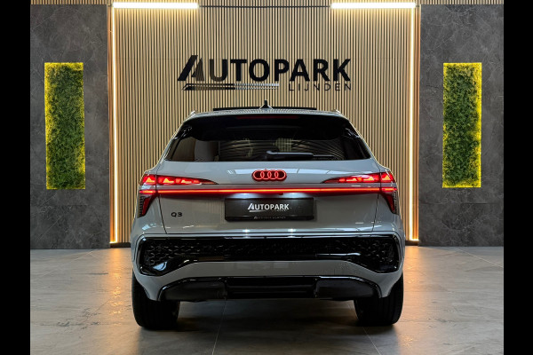 Audi Q3 1.5 e-hybrid 3X S-LINE |PANO|SONOS|HuD|360CAM|MEMORY|KEYLESS|FABRIEKSGARANTIE 2030|DODEHOEK|SFEERVERLICHTING|20 INCH|VOL!