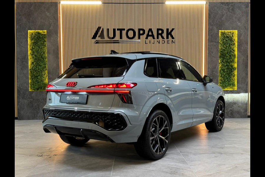 Audi Q3 1.5 e-hybrid 3X S-LINE |PANO|SONOS|HuD|360CAM|MEMORY|KEYLESS|FABRIEKSGARANTIE 2030|DODEHOEK|SFEERVERLICHTING|20 INCH|VOL!
