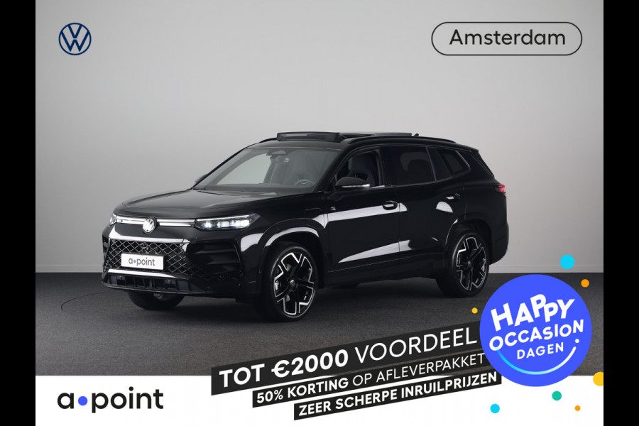 Volkswagen Tayron 1.5 eHybrid R-Line Edition 272 pk Automaat (DSG) | Verlengde garantie | Navigatie | Panoramadak | Trekhaak (wegklapbaar) | Parkeersensoren (Park assist) | Rondomzicht camera | Black Style pakket | R-Line |