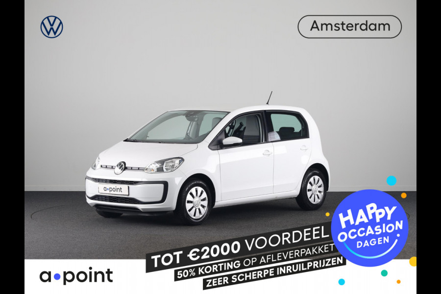 Volkswagen up! 1.0 65 pk | Navigatie via App | Parkeersensoren achter | Cruise control | Achteruitrijcamera | Airco |