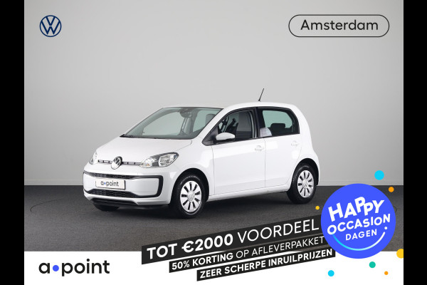 Volkswagen up! 1.0 65 pk | Navigatie via App | Parkeersensoren achter | Cruise control | Achteruitrijcamera | Airco |
