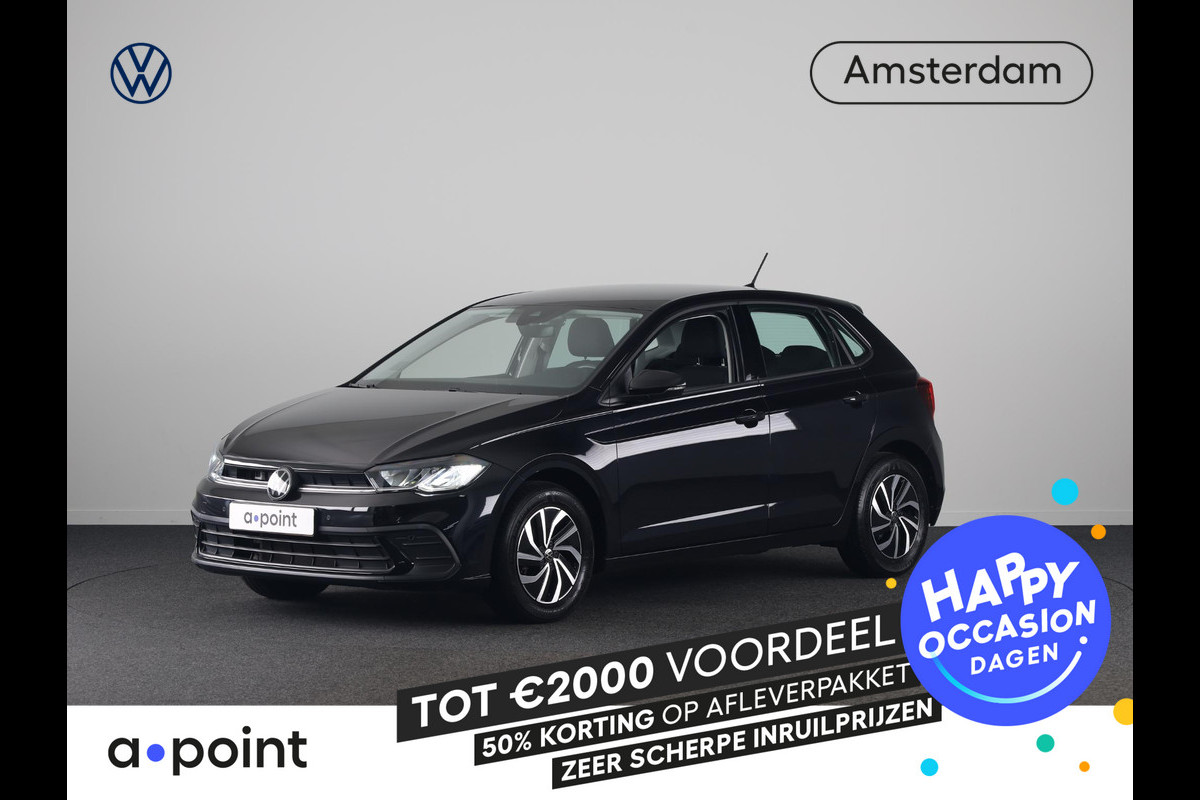 Volkswagen Polo 1.0 TSI Life Business 95 pk Automaat (DSG) | Verlengde garantie | Navigatie | Parkeersensoren | Adaptieve cruise control | LED koplampen | Autom. airco |