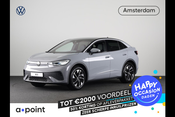 Volkswagen ID.5 Pro Business 77 kWh accu, 210 kW / 286 pk SUV Elek | 360 Camera | Led matrix | Navigatie | Elektrische Achterklep | Panoramdak | Stoelverwarming |