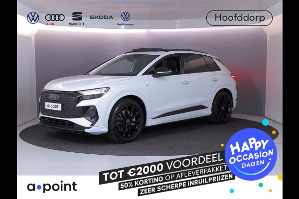 Audi Q4 e-tron 40 S line 77 kWh 204pk | SOH 91,30% | Panoramadak | Lederen bekleding | Lichtmetalen velgen | Matrix Led