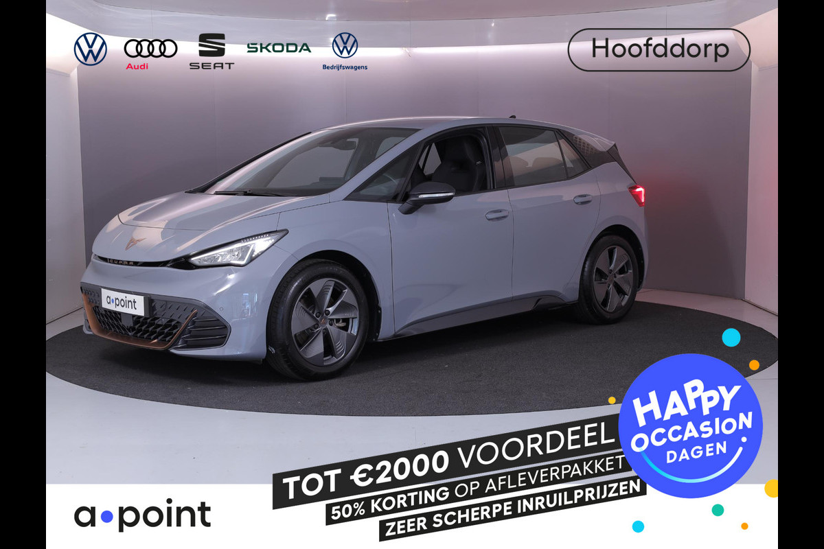 CUPRA Born Essential 62 kWh 204 pk | Private lease vanaf €612 | Navigatie via App | Parkeersensoren | Autom. airco | Lichtmetalen velgen 18" |