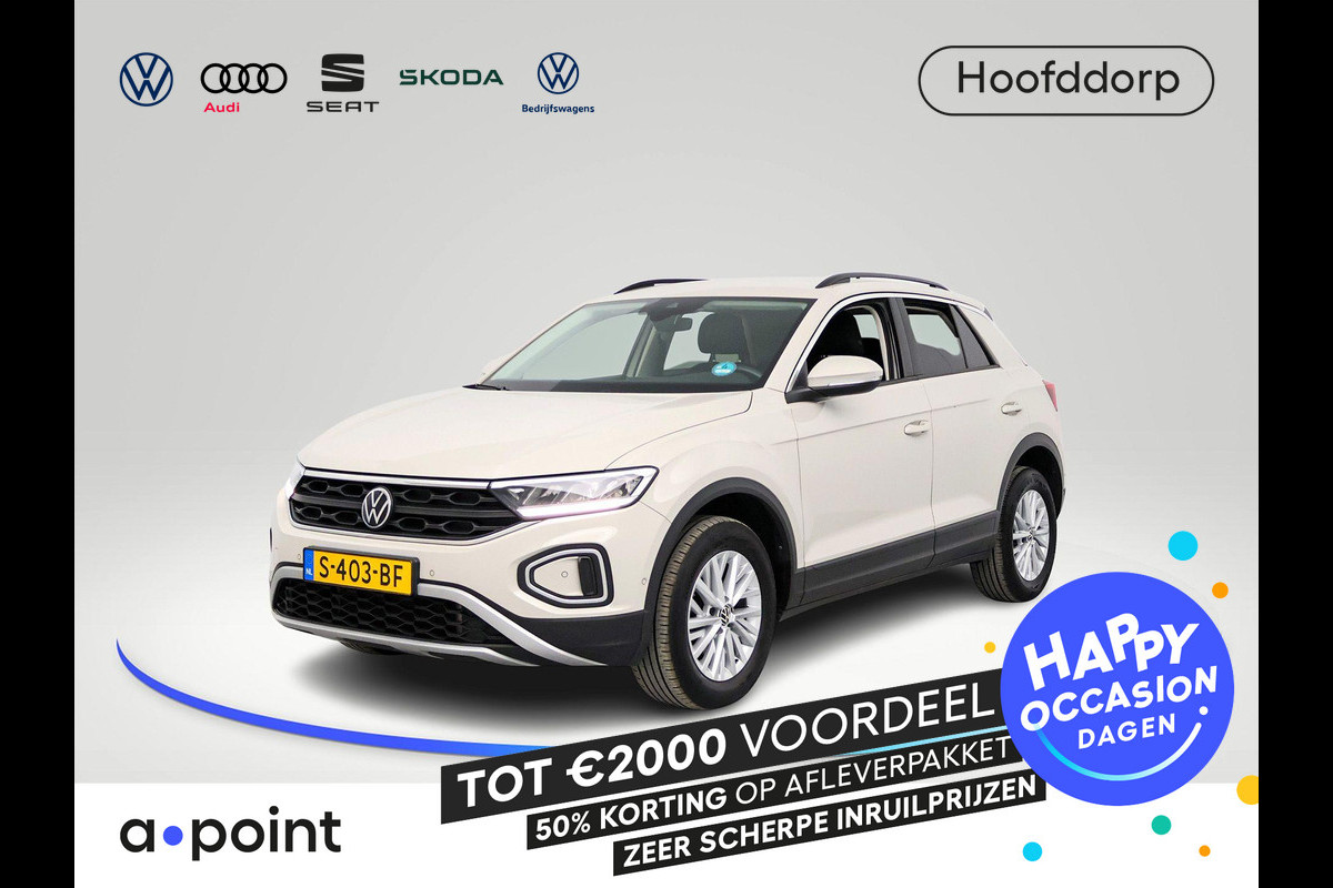 Volkswagen T-Roc 1.5 TSI Life 150 pk Automaat (DSG) | Navigatie via App | Parkeersensoren (Park assist) | Adaptieve cruise control | LED koplampen |