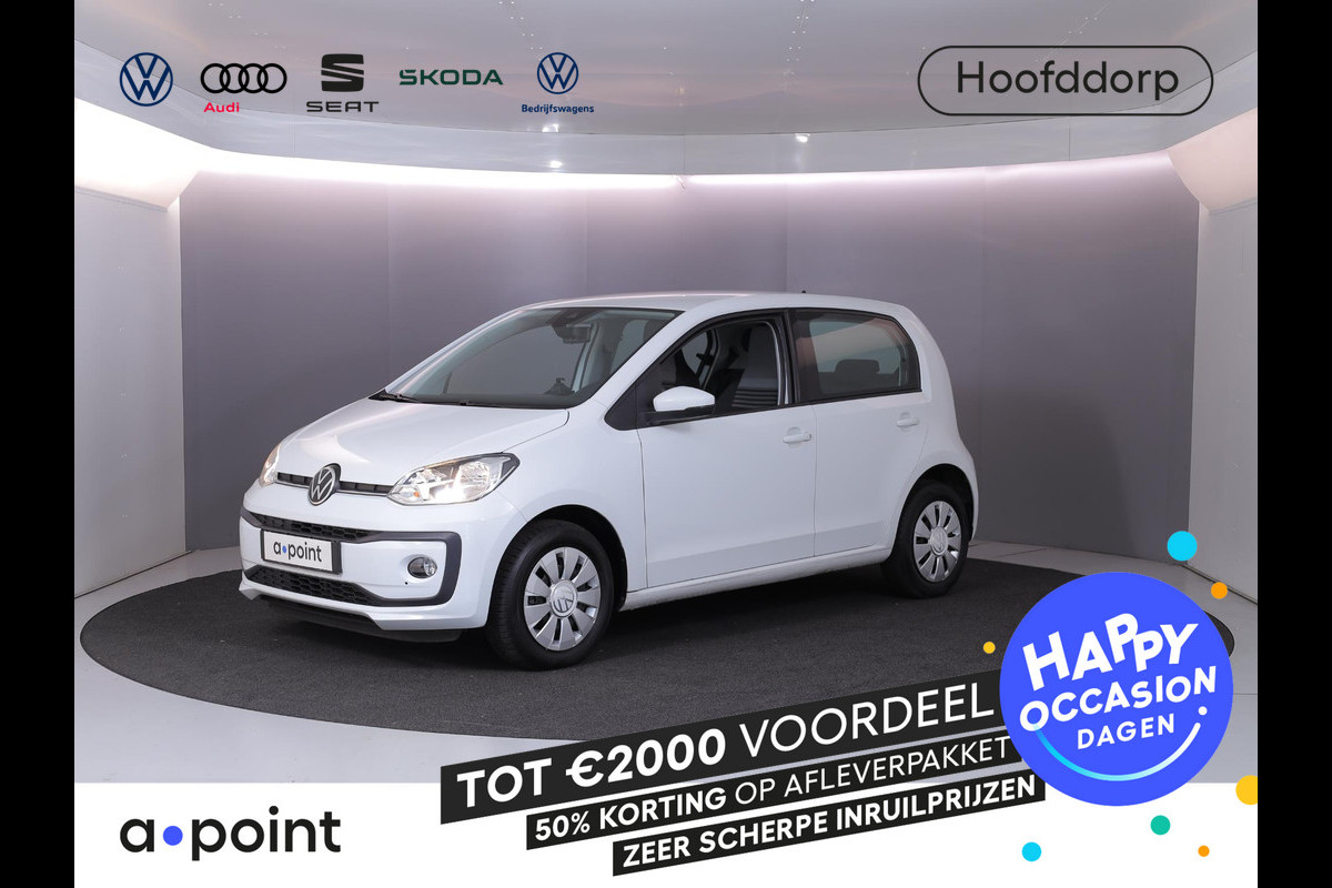 Volkswagen up! 1.0 Move Up! 65 pk | Navigatie via App | Airco | Elektr. spiegels | Stoelverwarming |