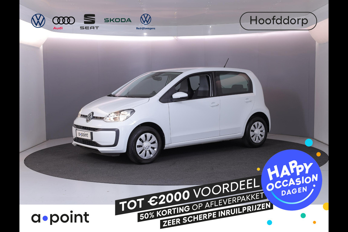 Volkswagen up! 1.0 65 pk | Navigatie via App | Airco | Parkeersensoren achter | Achteruitrijcamera | Cruise control |