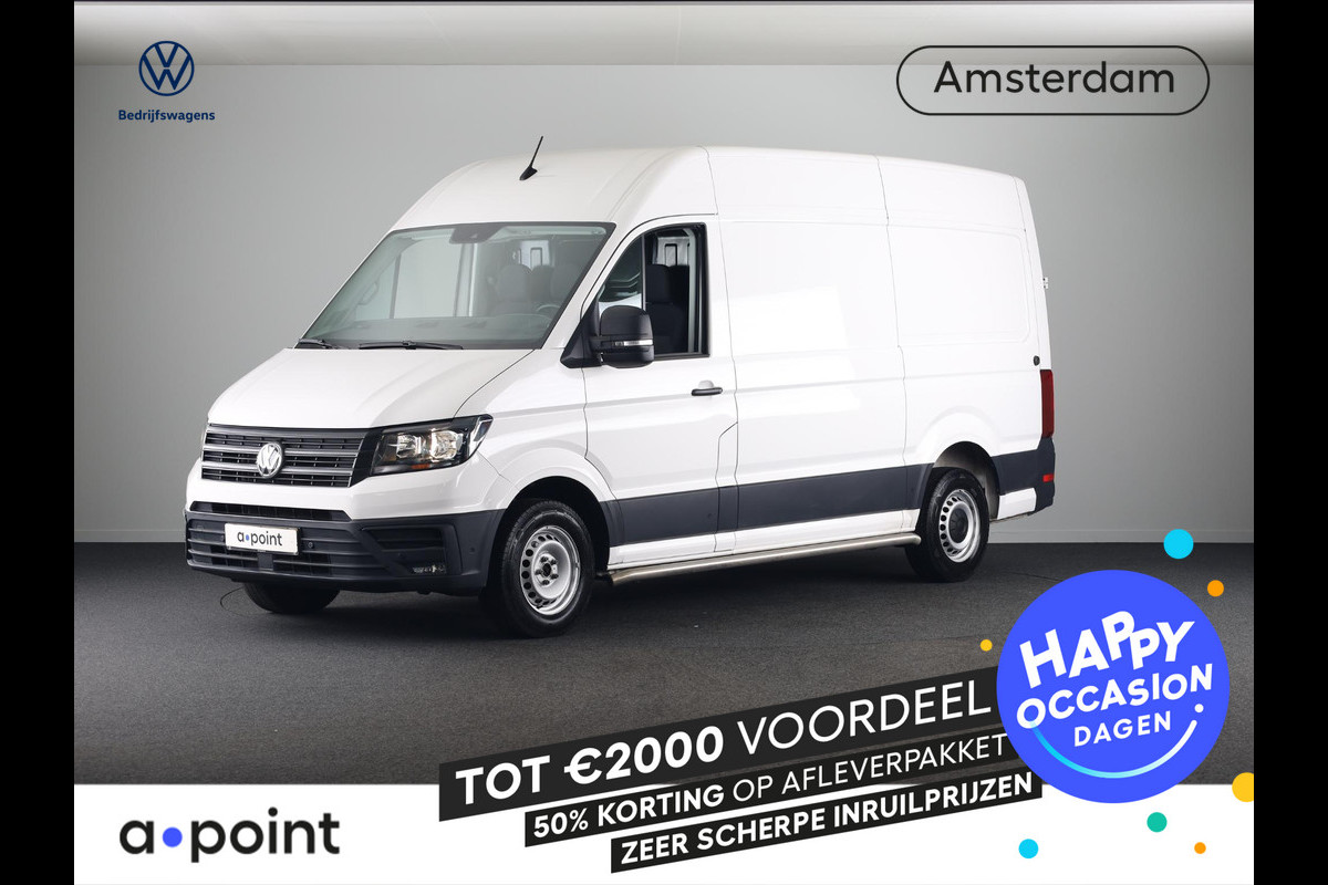 Volkswagen Crafter 35 2.0 TDI L3H3 Highline EURO VI 140 pk Automaat | Verlengde garantie | Navigatie | Parkeersensoren | Achteruitrijcamera | Cruise control |