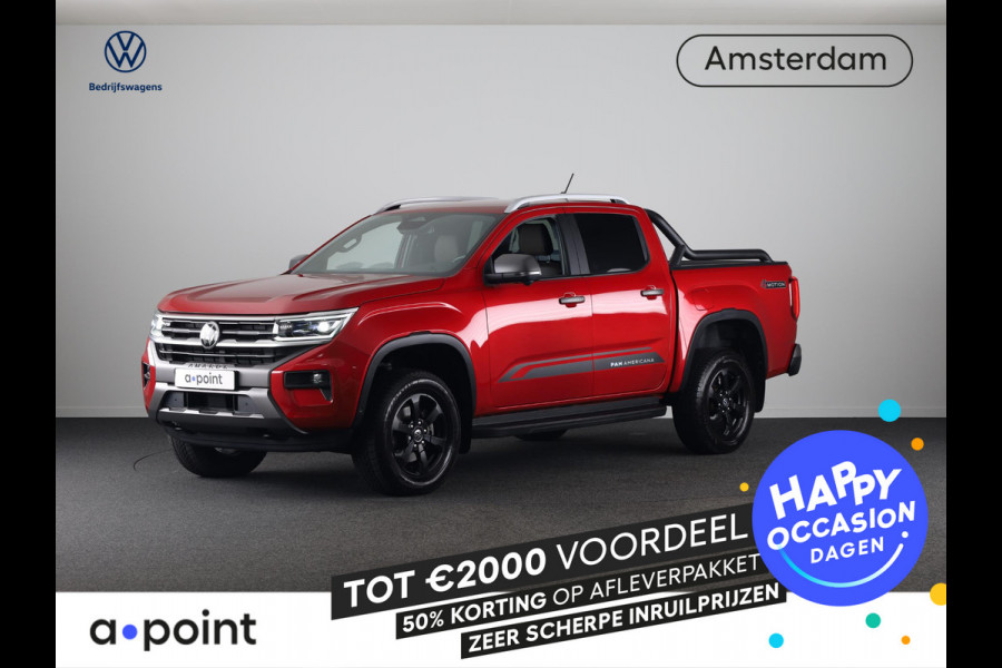 Volkswagen Amarok 3.0 TDI 4Motion Single cab Pan Americana 240 PK Automaat | Lederen bekleding | Trekhaak | Rolhoes |