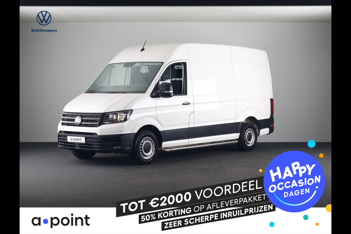 Volkswagen Crafter 35 2.0 TDI L3H3 Highline EURO VI 140 pk Automaat | Verlengde garantie | Navigatie | Trekhaak | Parkeersensoren | Achteruitrijcamera | Cruise control |