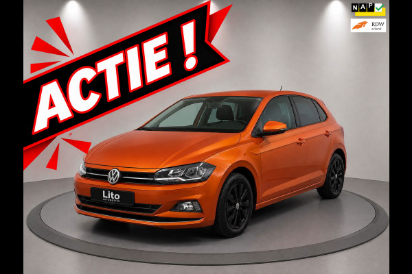 Volkswagen Polo 1.0 TSI Highline|ORANGE|HIGHLINE|VIRITUEEL|AUTOMAAT|NAVI|AIRCO|NL|