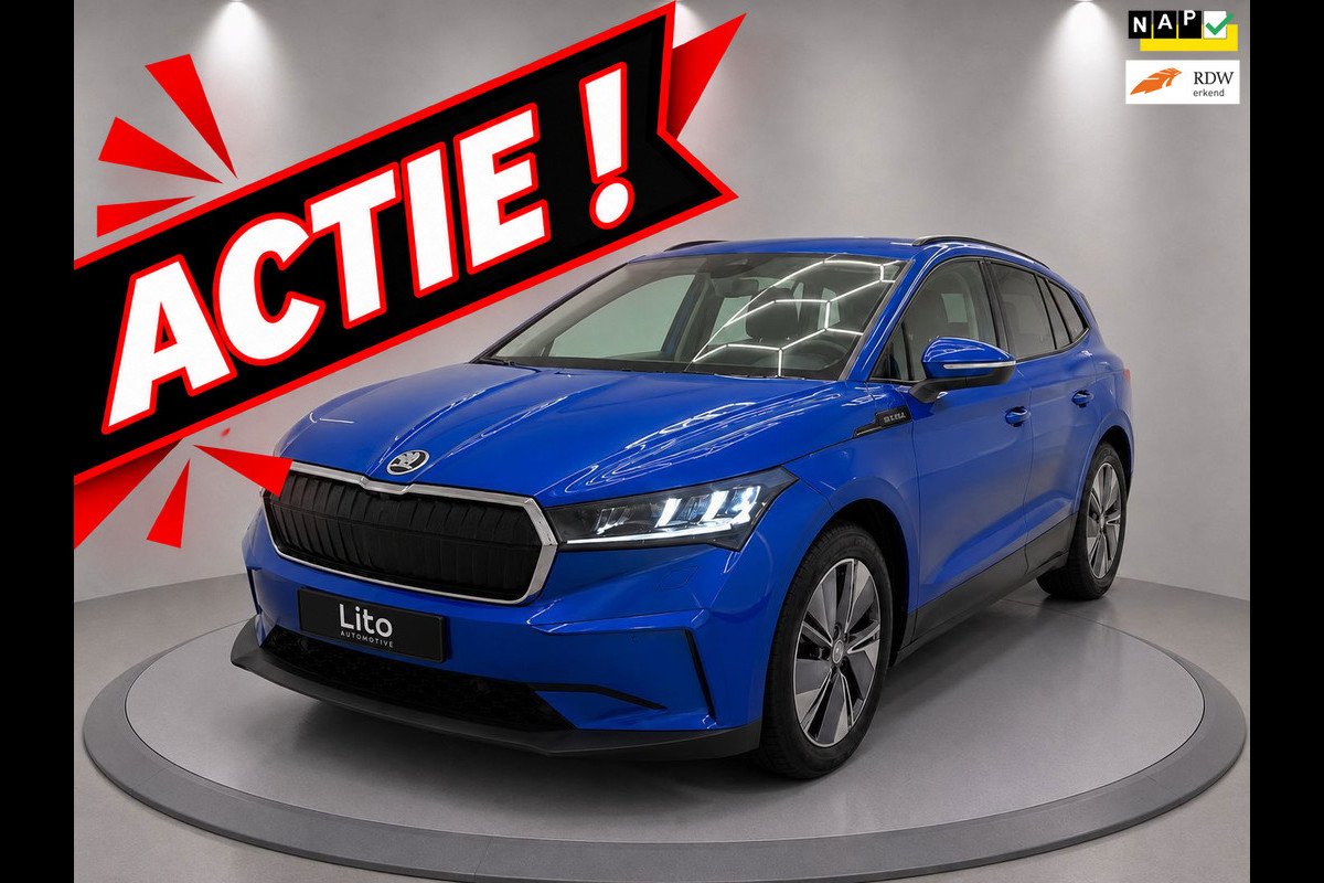 Škoda ENYAQ iV 60|1/2 LEDER|NAVI|AIRCO|NL-AUTO|NAP|ELECTRIC|