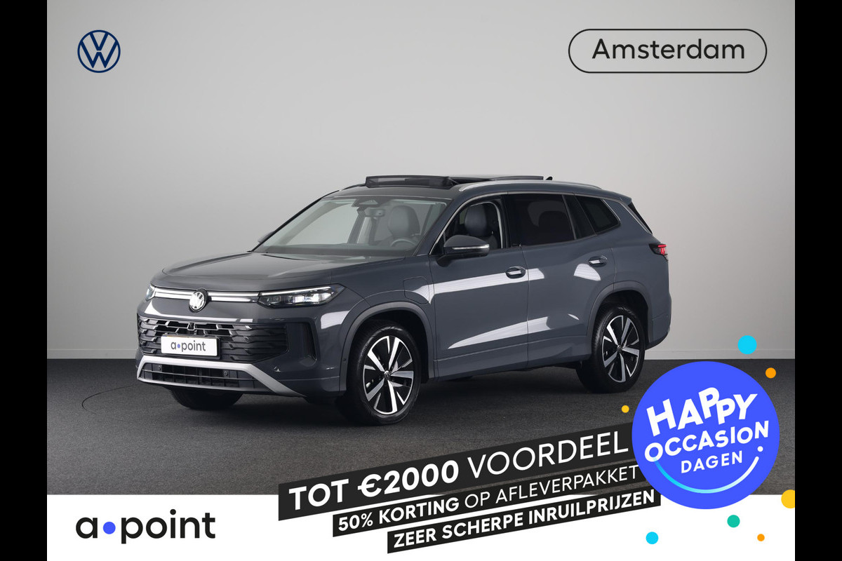 Volkswagen Tayron 1.5 eHybrid Life Edition 204 pk Automaat (DSG) | Verlengde garantie | Navigatie | Panoramadak | Parkeersensoren (Park assist) | Rondomzicht camera |