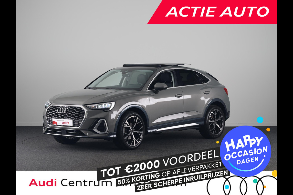 Audi Q3 Sportback 35 TFSI S Edition 150pk | Panoramadak | Parkeersensoren voor en achter | Keyless | Navigatie | Stoelverwarming